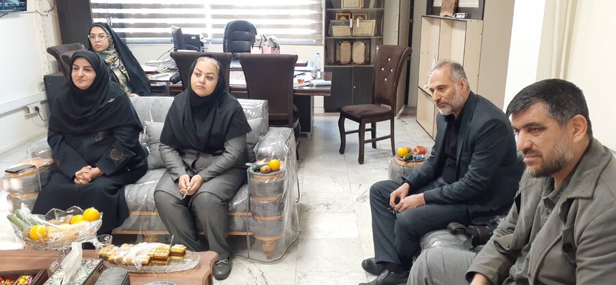 شهرری | دیدار مسئولین شرکت پالایش نفت تهران از مرکز و خانه امن دولت آباد