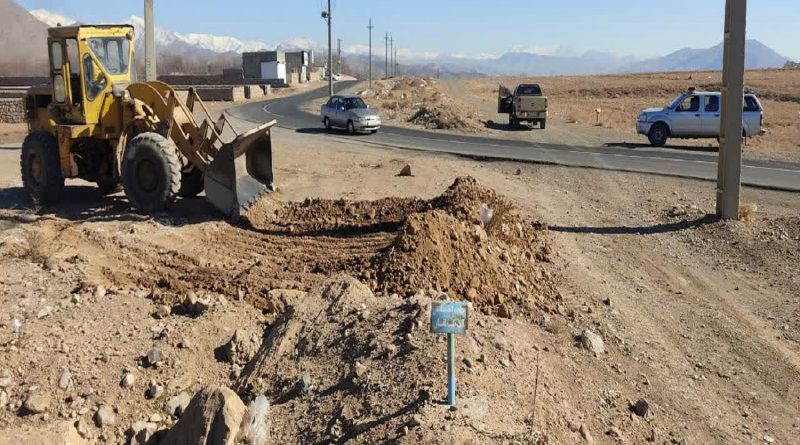 رفع تصرف هزار متر مربع از حریم خط لوله انتقال  آب شرب طالقان به بیلقان