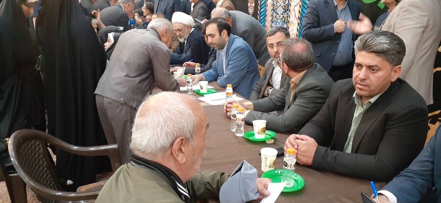 شهرری | برپایی میز خدمت جهادی