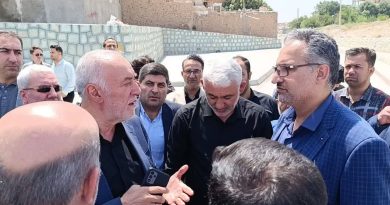بازدید استاندار تهران از پروژه زیرگذر "شادچای"