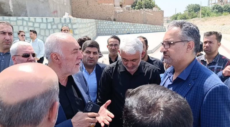 بازدید استاندار تهران از پروژه زیرگذر "شادچای"