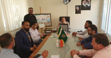 برگزاری جلسه شورای فرماندهان حوزه و پایگاه های بسیج شرکت در محل پایگاه بسیج سد امیر کبیر