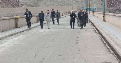بازدید معاون وزیر نیرو و مدیرعامل شرکت آب منطقه ای تهران از  وضعیت آبی سد لتیان
