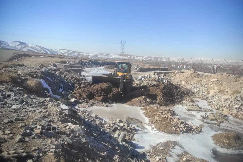 لایروبی رودخانه سربندان به طول 3 کیلومتر توسط امور منابع آب دماوند