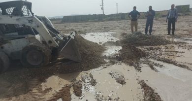 انسداد 5 حلقه چاه غیر مجاز توسط امور منابع آب رباط کریم
