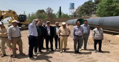 بازدید معاون امور عمرانی استاندار به همراه مدیر عامل شرکت آب منطقه ای تهران از طرح خط جایگزین انتقال آب از زیاران به بیلقان