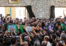 پیکر شهید طهرانچی و همسرش در حرم مطهر حضرت ‌عبدالعظیم(ع) آرام گرفت