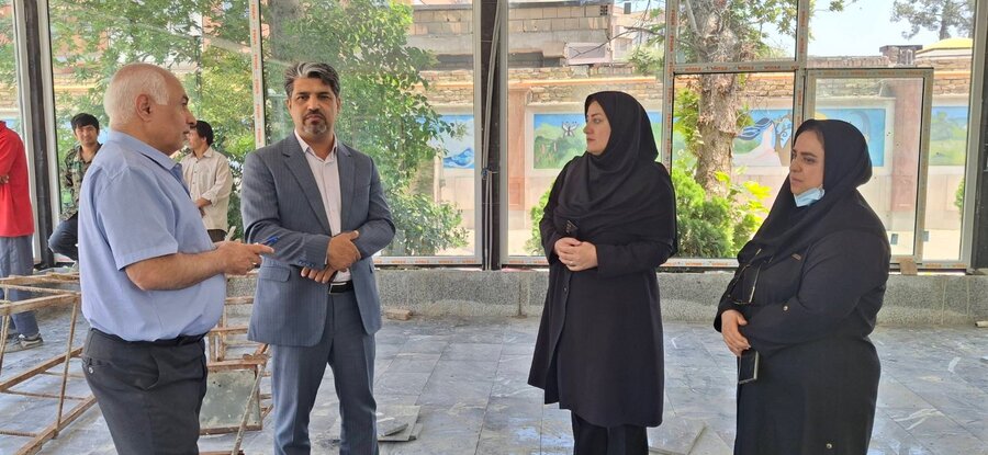 شهرری | حضور معاونین بهزیستی  و خیرین در شیرخوارگاه حضرت رقیه (س)