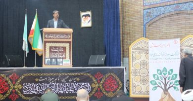 شهرری |سخنرانی قبل از خطبه  نماز جمعه و برپایی نمایشگاه در بخش کهریزک