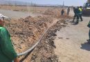 اجرای شبکه آبرسانی از جنگل‌کاری غنی‌آباد به باغ‌راه روستای غنی‌آباد