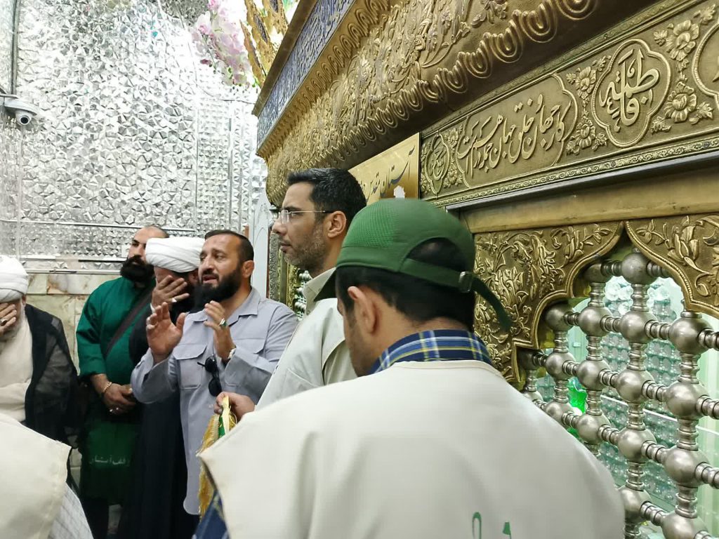 خادمیاران  امام رضایی در آستان حضرت شیخ صدوق