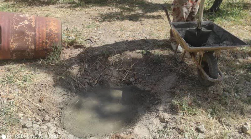 انسداد 5 حلقه چاه غیر مجاز در اراضی مشا