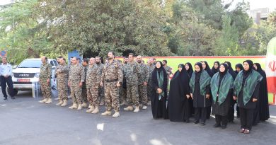 برگزاری رزمایش دفاع از مقر به مناسبت گرامیداشت هفته دفاع مقدس