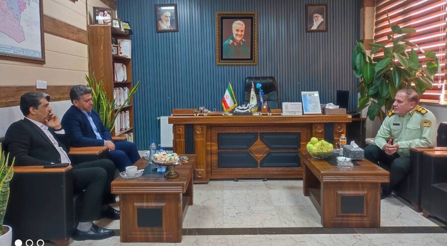 شهرری| دیدار با فرمانده نیروی انتظامی