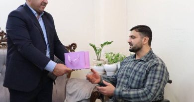 شهرری| دیدار مدیر بهزیستی با ورزشکارمعلول موفق