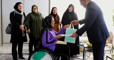 شهرری | دیدار مدیر بهزیستی  با بانوی ورزشکار معلول و مدال‌آور جهانی