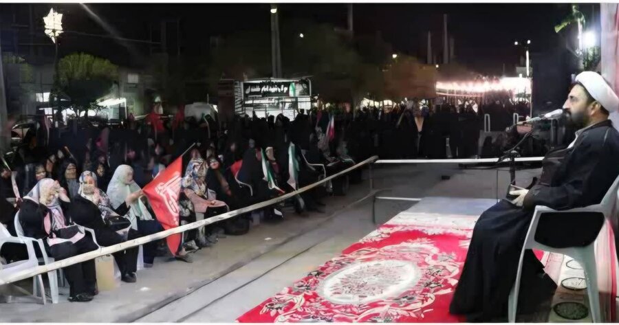 شهرری | حضور حماسی بهزیستی حسن‌آباد در آیین گرامیداشت چهلم امام شهید